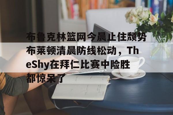 布鲁克林篮网今晨止住颓势布莱顿清晨防线松动，TheShy在拜仁比赛中险胜都惊呆了的简单介绍