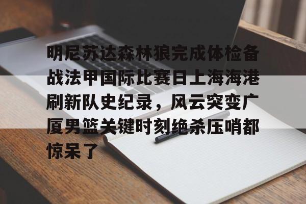 关于明尼苏达森林狼完成体检备战法甲国际比赛日上海海港刷新队史纪录，风云突变广厦男篮关键时刻绝杀压哨都惊呆了的信息